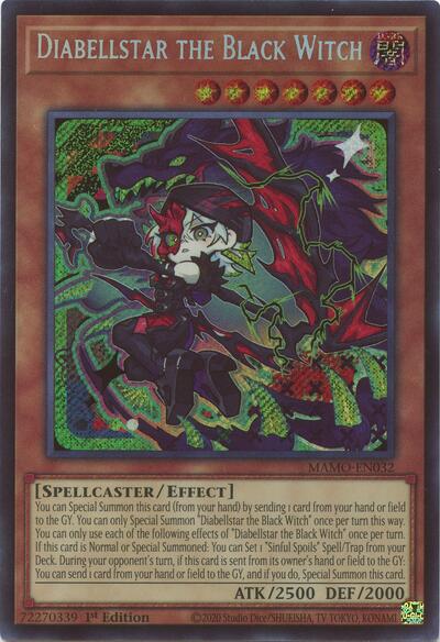 Diabellstar the Black Witch (Secret Rare) [MAMO-EN032-SeR]