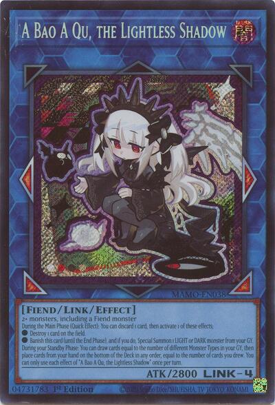 A Bao A Qu, the Lightless Shadow (Secret Rare) [MAMO-EN038-SeR]
