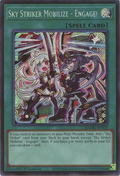 Sky Striker Mobilize - Engage! (Secret Rare) [MAMO-EN039-SeR]