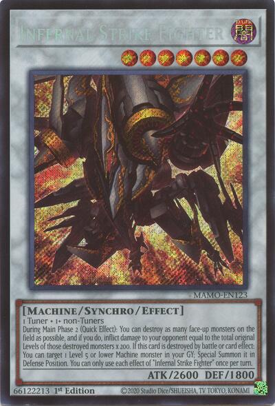 Infernal Strike Fighter (Secret Rare) [MAMO-EN123-SeR]