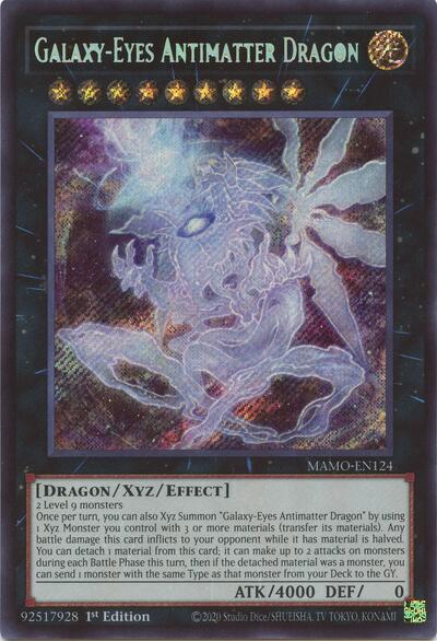 Galaxy-Eyes Antimatter Dragon (Secret Rare) [MAMO-EN124-SeR]