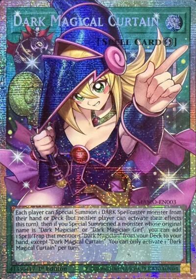 Dark Magical Curtain (Starlight Rare) (Extended Art) [MAMO-EN003-StR-EXT]
