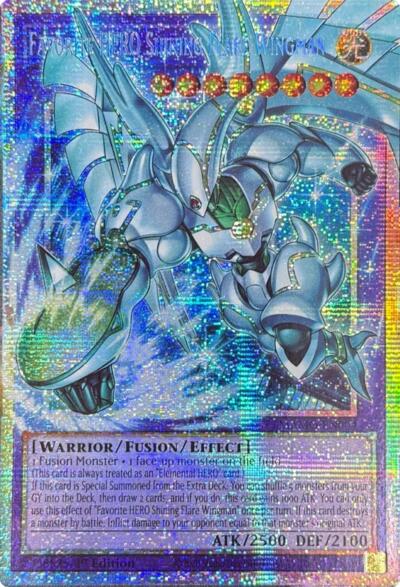 Favorite HERO Shining Flare Wingman (Starlight Rare) (Extended Art) [MAMO-EN004-StR-EXT]