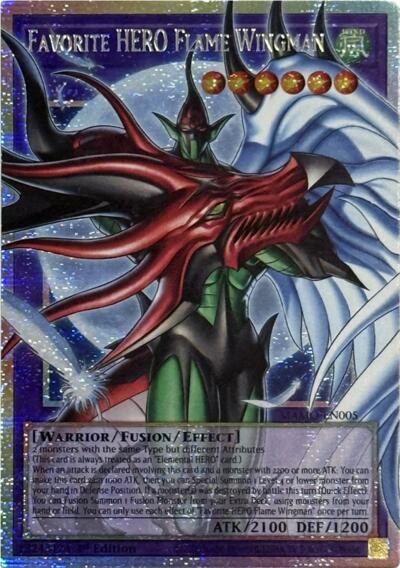 Favorite HERO Flame Wingman (Starlight Rare) (Extended Art) [MAMO-EN005-StR-EXT]