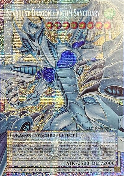 Stardust Dragon - Victim Sanctuary (Starlight Rare) (Extended Art) [MAMO-EN007-StR-EXT]