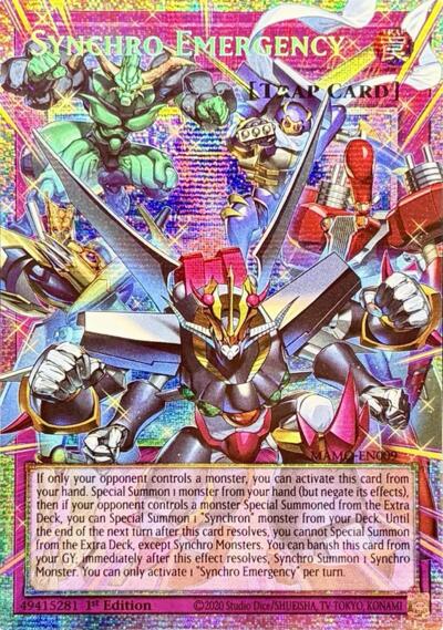 Synchro Emergency (Starlight Rare) (Extended Art) [MAMO-EN009-StR-EXT]
