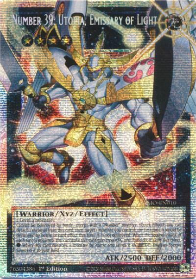 Number 39: Utopia, Emissary of Light (Starlight Rare) (Extended Art) [MAMO-EN010-StR-EXT]