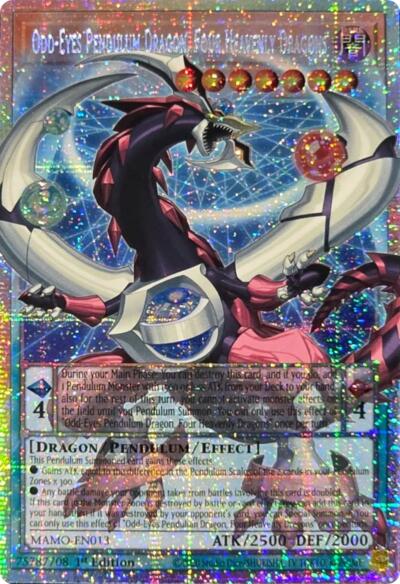 Odd-Eyes Pendulum Dragon, Four Heavenly Dragons (Starlight Rare) (Extended Art) [MAMO-EN013-StR-EXT]