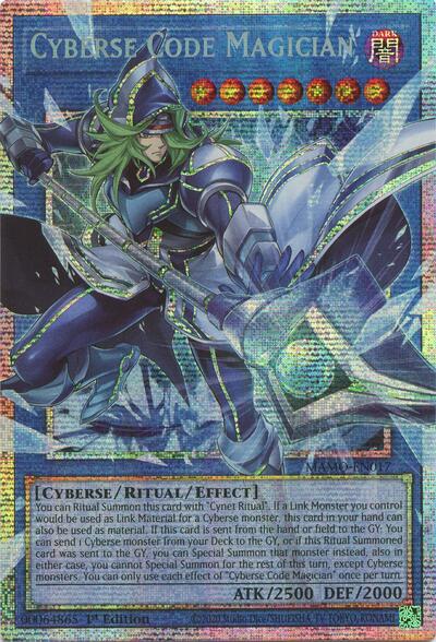 Cyberse Code Magician (Starlight Rare) (Extended Art) [MAMO-EN017-StR-EXT]