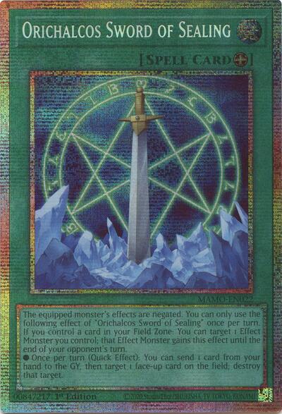 Orichalcos Sword of Sealing (Starlight Rare) [MAMO-EN022-StR]