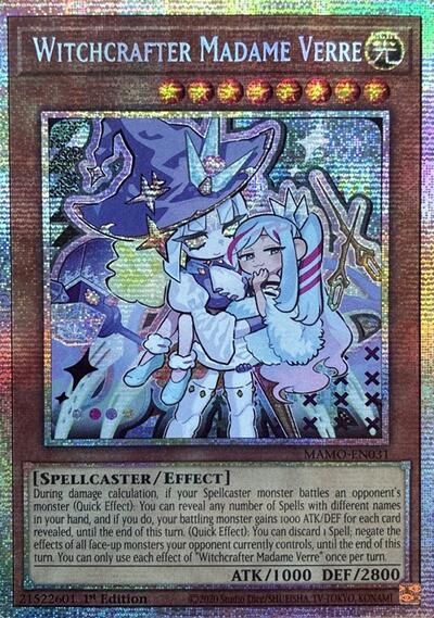 Witchcrafter Madame Verre (Starlight Rare) [MAMO-EN031-StR]