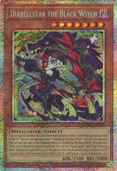 Diabellstar the Black Witch (Starlight Rare) [MAMO-EN032-StR]