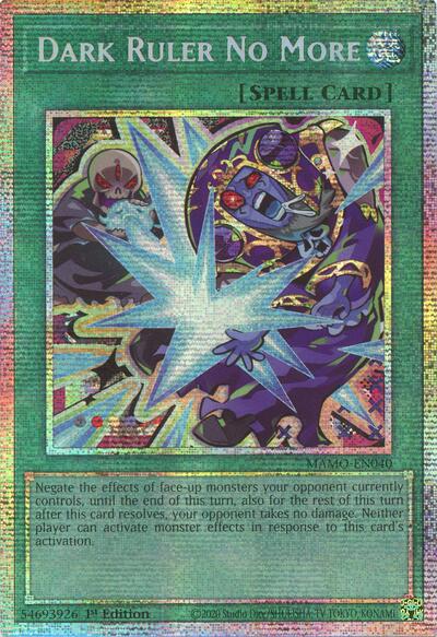 Dark Ruler No More (Starlight Rare) [MAMO-EN040-StR]