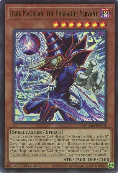 Dark Magician, the Pharaoh's Servant (Ultra Rare) [MAMO-EN001-UR]