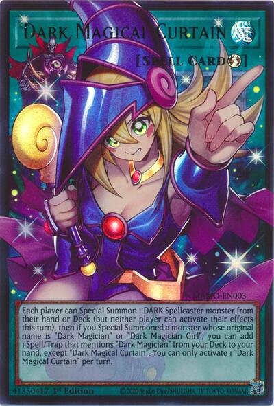 Dark Magical Curtain (Ultra Rare) (Extended Art) [MAMO-EN003-UR-EXT]