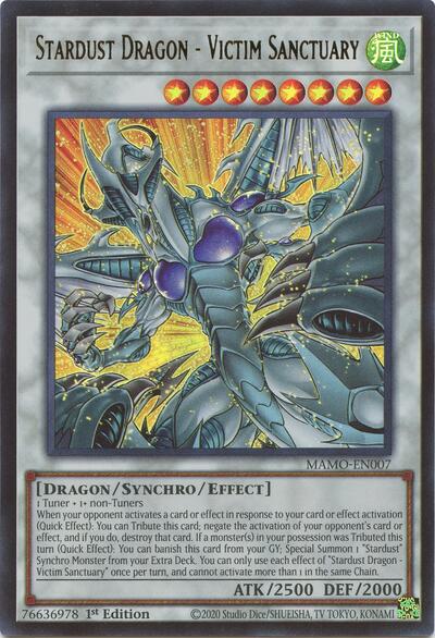 Stardust Dragon - Victim Sanctuary (Ultra Rare) [MAMO-EN007-UR]