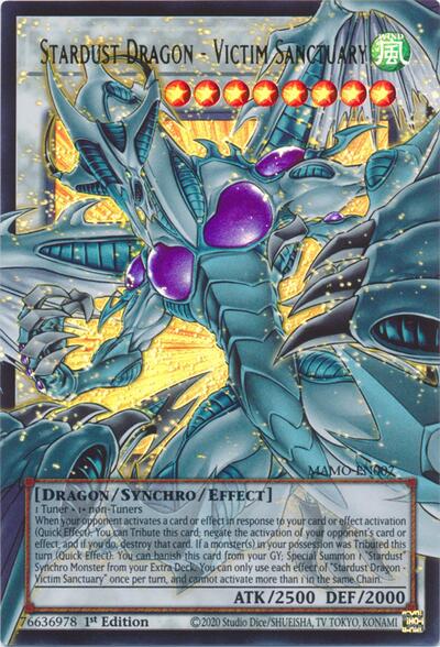 Stardust Dragon - Victim Sanctuary (Ultra Rare) (Extended Art) [MAMO-EN007-UR-EXT]