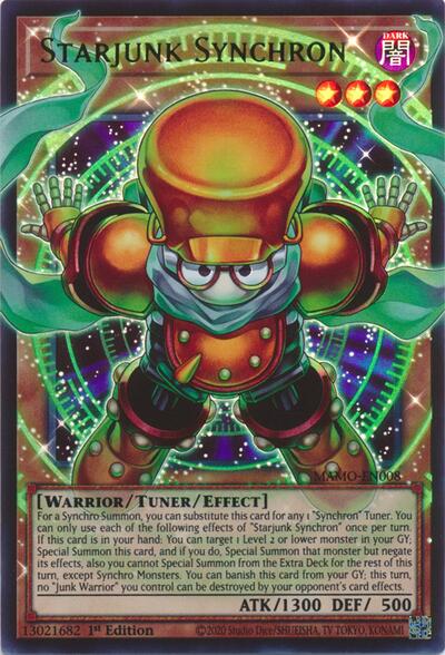 Starjunk Synchron (Ultra Rare) (Extended Art) [MAMO-EN008-UR-EXT]