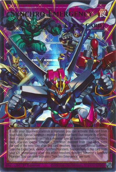 Synchro Emergency (Ultra Rare) (Extended Art) [MAMO-EN009-UR-EXT]