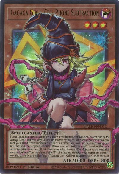 Gagaga Girl - Cell Phone Subtraction (Ultra Rare) (Extended Art) [MAMO-EN012-UR-EXT]