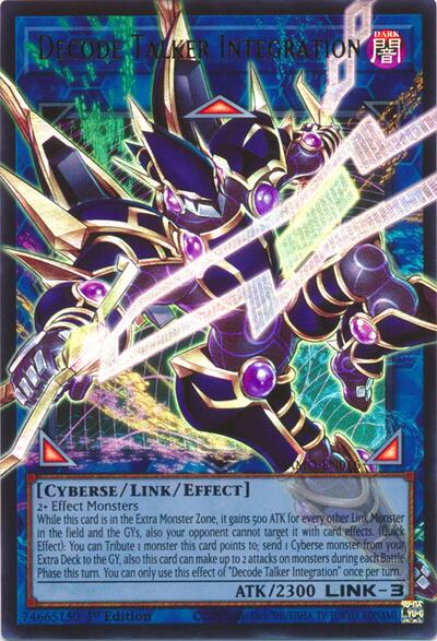 Decode Talker Integration (Ultra Rare) (Extended Art) [MAMO-EN016-UR-EXT]