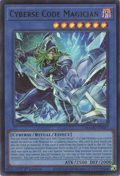 Cyberse Code Magician (Ultra Rare) [MAMO-EN017-UR]