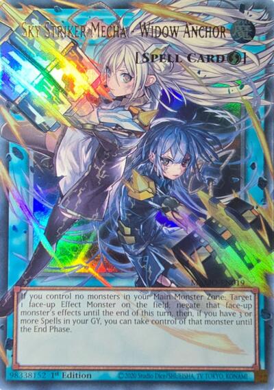 Sky Striker Mecha - Widow Anchor (Ultra Rare) (Extended Art) [MAMO-EN019-UR]