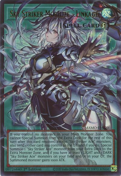 Sky Striker Mobilize - Linkage! (Ultra Rare) (Extended Art) [MAMO-EN020-UR]
