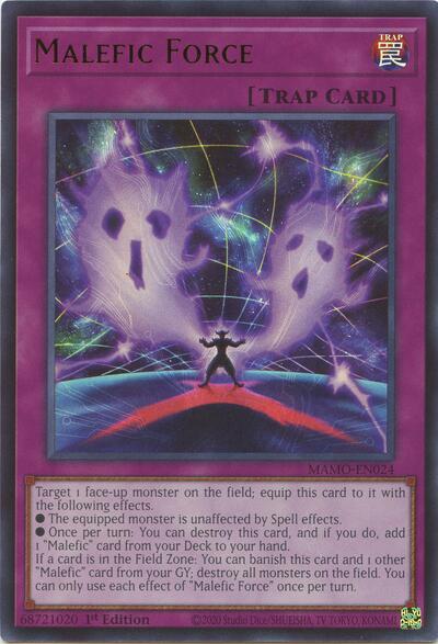 Malefic Force (Ultra Rare) [MAMO-EN024-UR]