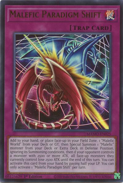 Malefic Paradigm Shift (Ultra Rare) [MAMO-EN025-UR]
