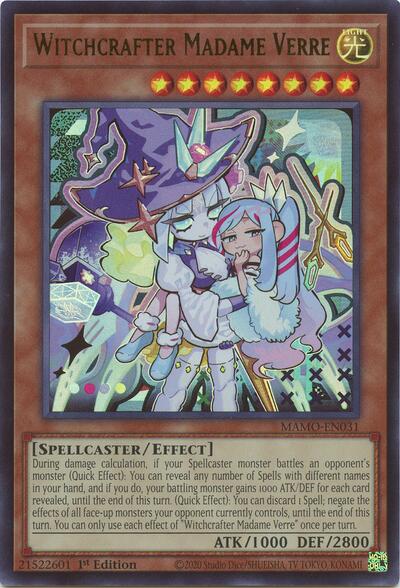 Witchcrafter Madame Verre (Ultra Rare) [MAMO-EN031-UR]