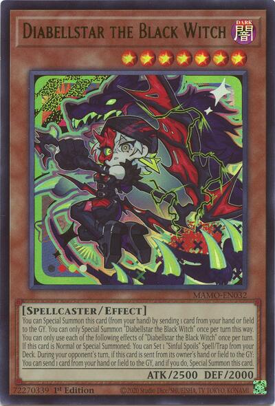 Diabellstar the Black Witch (Ultra Rare) [MAMO-EN032-UR]