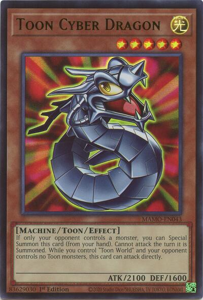 Toon Cyber Dragon (Ultra Rare) [MAMO-EN043-UR]