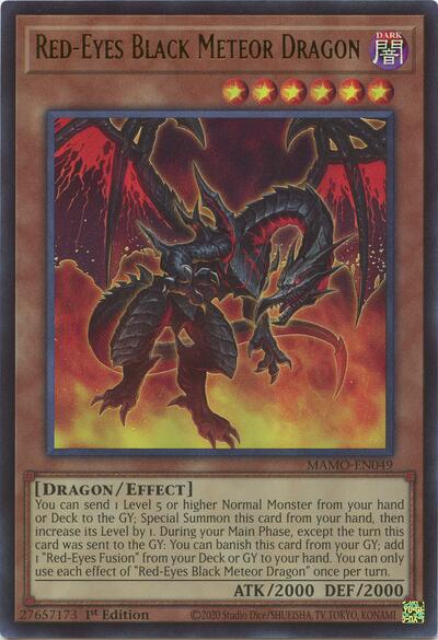 Red-Eyes Black Meteor Dragon (Ultra Rare) [MAMO-EN049-UR]