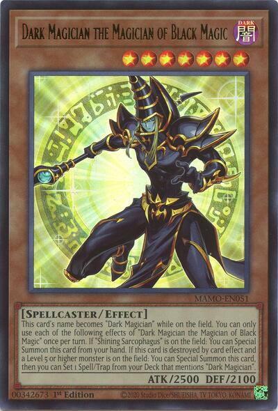 Dark Magician the Magician of Black Magic (Ultra Rare) [MAMO-EN051-UR]
