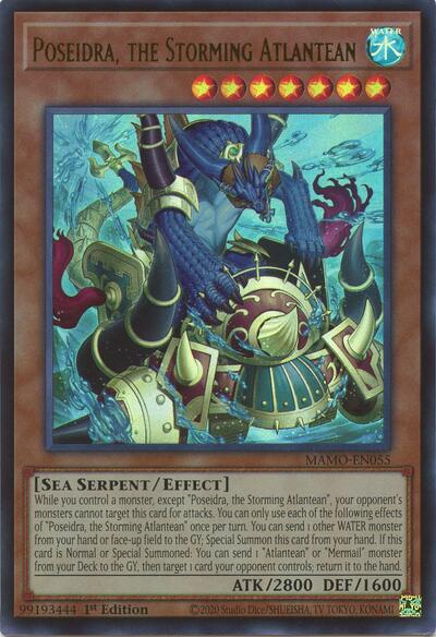 Poseidra, the Storming Atlantean (Ultra Rare) [MAMO-EN055-UR]