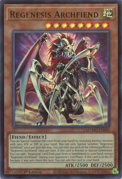 Regenesis Archfiend (Ultra Rare) [MAMO-EN060-UR]
