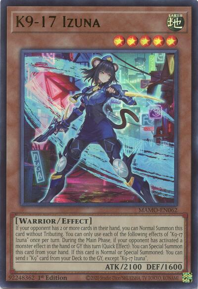 K9-17 Izuna (Ultra Rare) [MAMO-EN062-UR]