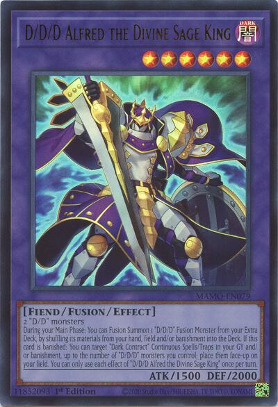 D/D/D Alfred the Divine Sage King (Ultra Rare) [MAMO-EN079-UR]
