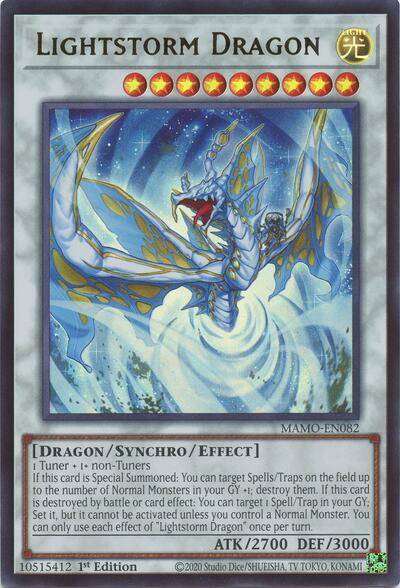 Lightstorm Dragon (Ultra Rare) [MAMO-EN082-UR]