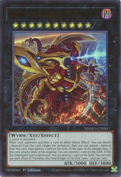 Varudras, the Final Bringer of the End Times (Ultra Rare) [MAMO-EN084-UR]