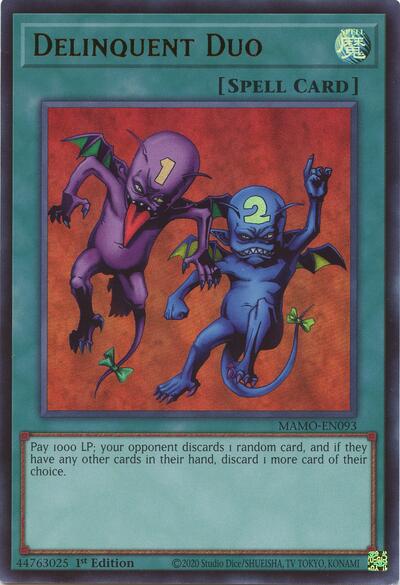 Delinquent Duo (Ultra Rare) [MAMO-EN093-UR]