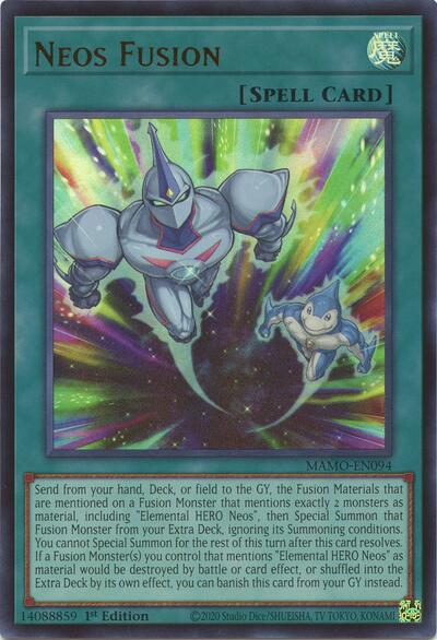 Neos Fusion (Ultra Rare) [MAMO-EN094-UR]