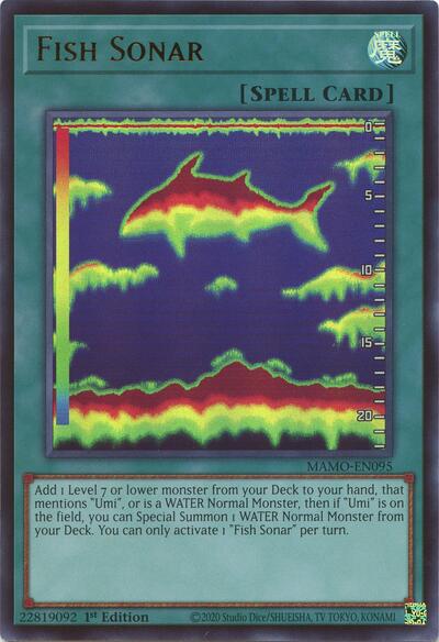 Fish Sonar (Ultra Rare) [MAMO-EN095-UR]