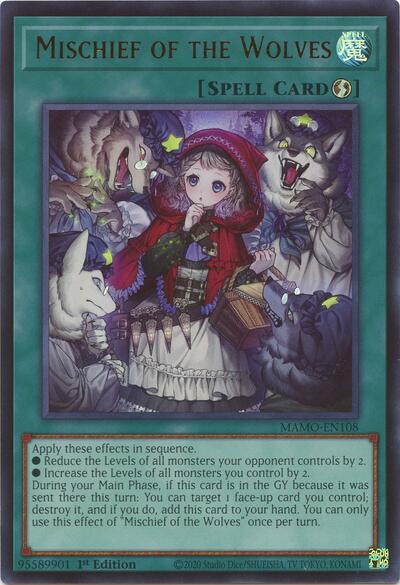 Mischief of the Wolves (Ultra Rare) [MAMO-EN108-UR]