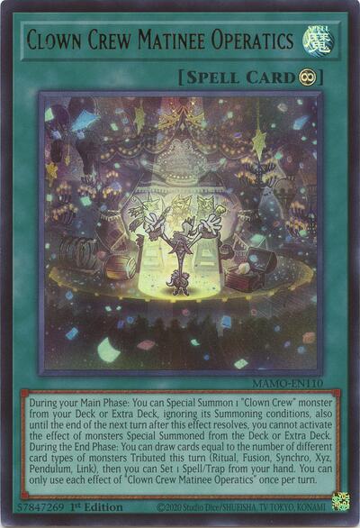 Clown Crew Matinee Operatics (Ultra Rare) [MAMO-EN110-UR]