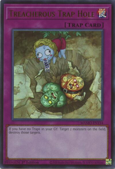 Treacherous Trap Hole (Ultra Rare) [MAMO-EN114-UR]