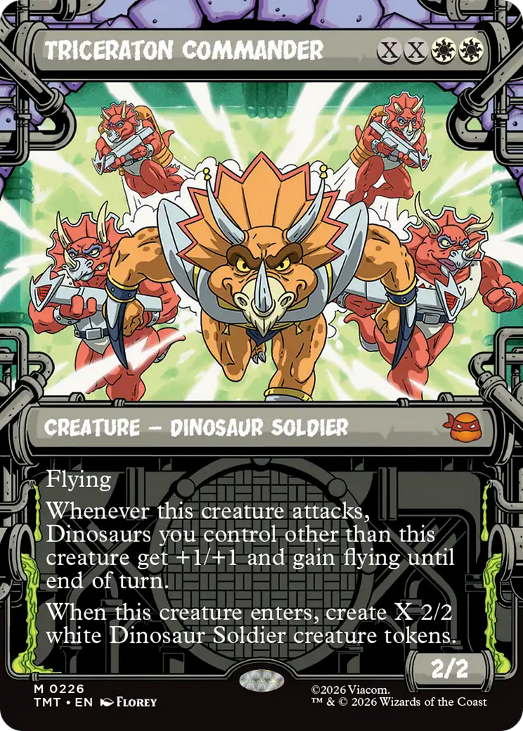 Triceraton Commander - Borderless - Showcase [TMT-226]