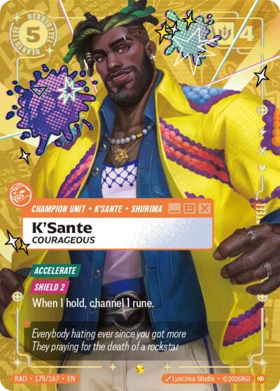 K'Sante, Courageous (Showcase) [RAD-178-S]