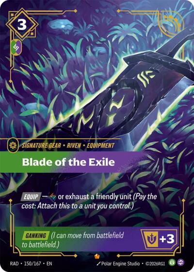 Blade of the Exile (Epic) [RAD-150-E]